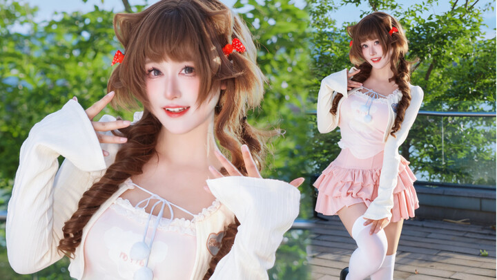 Blogger cosplayer kali pertama tampil dengan wajah asli! Pipinya yang montok dan penuh semangat bena