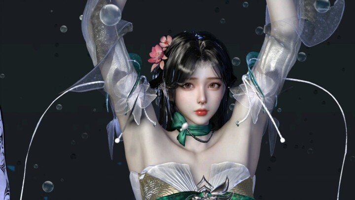 殷紫萍，三人起舞一曲。