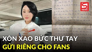 Xôn xao hình ảnh bức thư tay của Hiền Hồ, tiết lộ chi tiết thời điểm xảy ra chuyện?