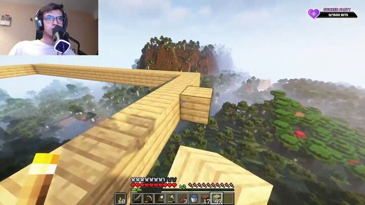 Survived My FIRST Day in Minecraft... Then THIS Happened! | 我的世界 ⛏️