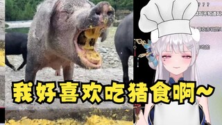 【梨安】哇我也好喜欢吃这个（猪食）🤤前面看的挺开心，怎么后面不笑了呢？😑是不好笑吗~🤭