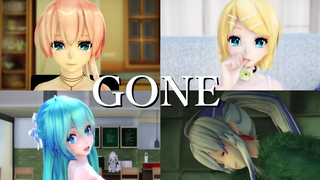 【MMD】ROSÉ - Gone M/V (Full ver) 【Luka Miku Haku Rin】(日本/EN sub)4K