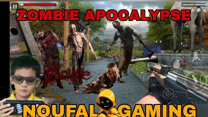 main game tembak zombie, zombie muncul di taman bermain