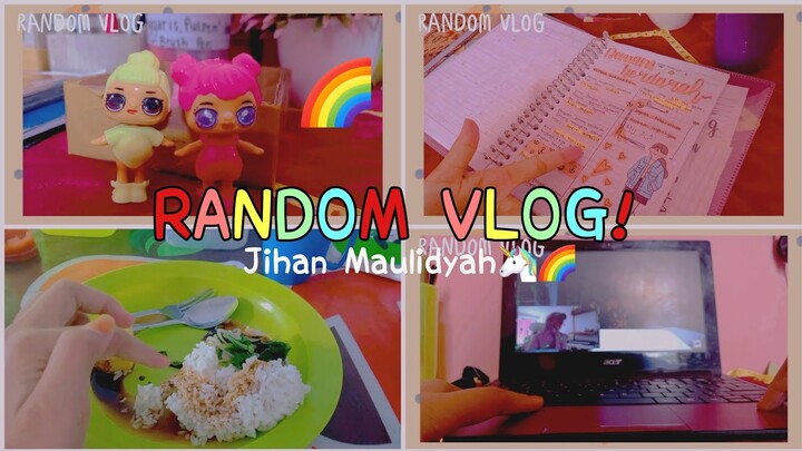 🌼RANDOM VLOG!🌼:study,review,main laptop,etc || Aesthetic vlog || indonesia🇮🇩