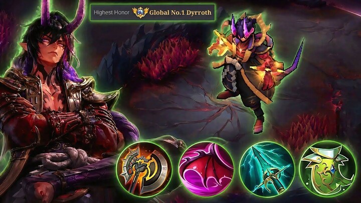 NEW OP DYRROTH HIGH SHIELD & SUSTAINABILITY LIFESTEAL BUILD AND EFFECTIVE TUTORI