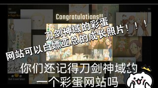 刀剑神域的彩蛋网站可以白嫖亚总的成长照片！！！（还有sao风格桌面和进击篇无星夜的咏叹调剧场版高清资源…）