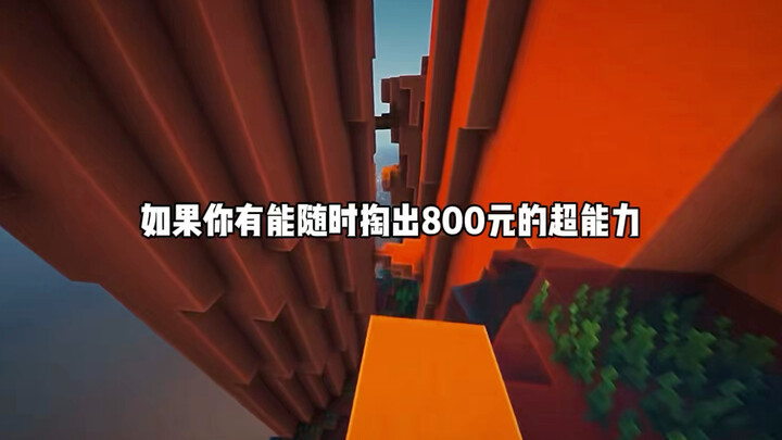 If you had the superpower to whip out 800 yuan anytime