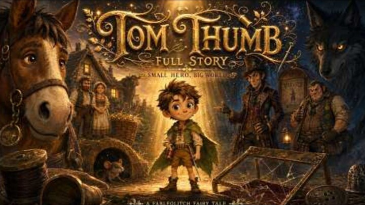 Tom Thumb: The Tiny Hero’s Big Adventure | Small Hero, Big World | Full Animated Fairy Tale