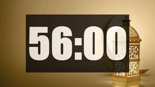 56 Minute Timer | Loud Alarm | Time call