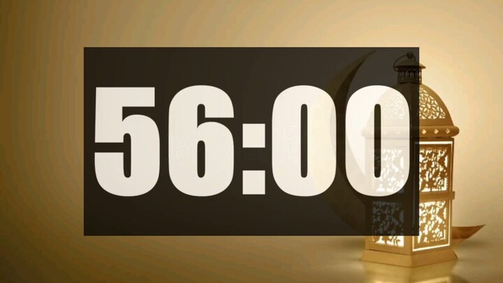 56 Minute Timer | Loud Alarm | Time call