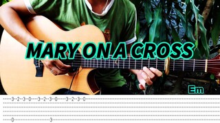 Mary On A Cross - Ghost - Fingerstyle (Tabs) Chords