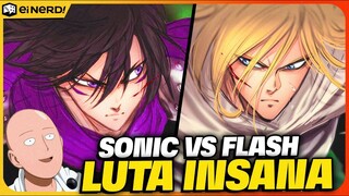 SONIC Vs FLASH, LUTA EM ALTA VELOCIDADE EM ONE PUNCH MAN - OPM Cap.197