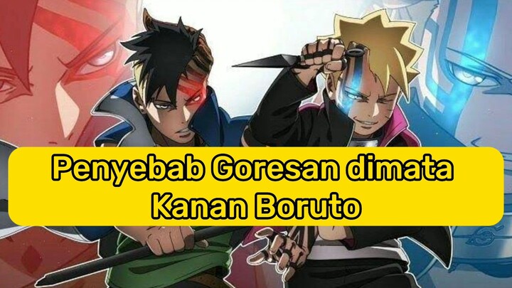 Penyebab Goresan dimata Kanan Boruto