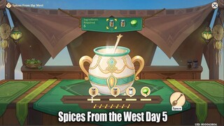 Spices From the West Day 5 Gameplay - Times Companionship EXP 15/15