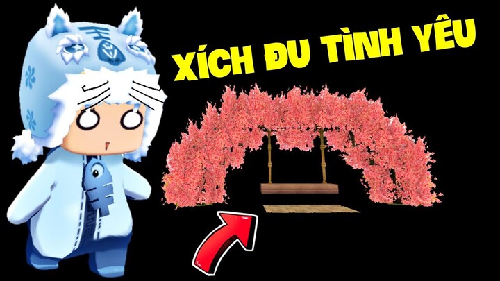 HƯỚNG DẪN LÀM XÍCH ĐU TÌNH YÊU TRONG MINI WORLD ** MEOWPEO TV