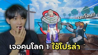 เจอคนโลก 1 ใช้โปรล่า แต่ดันเจอคนแปลกกว่าโปรอีก!! | Blox Fruits Roblox