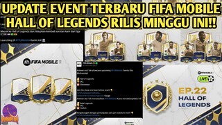 UPDATE EVENT TERBARU HALL OF LEGENDS RILIS MINGGU INI!! CARD ICON SANGAT MEWAH FIFA MOBILE YUAHPLAY!