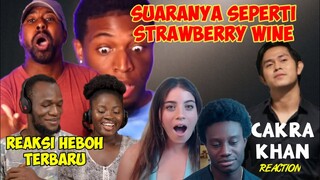 REAKSI HEBOH TERBARU || SUARANYA SEPERTI STRAWBERRY WINE‼️ || CAKRA KHAN REACTION