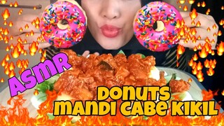 ASMR DONUTS MANDI CABE KIKIL | KIKIL MERCON | COLLAB WITH VOLTRON SUPREME | ASMR INDONESIA