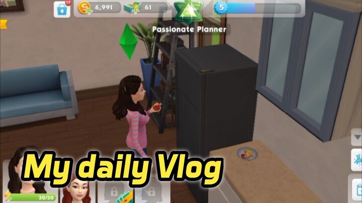 My Daily Vlog sebagai seorang sims