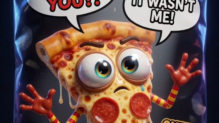 KITCHEN HEIST 🍕🚨 厨房大劫案: 披萨的审讯时刻 (3D食物动画)