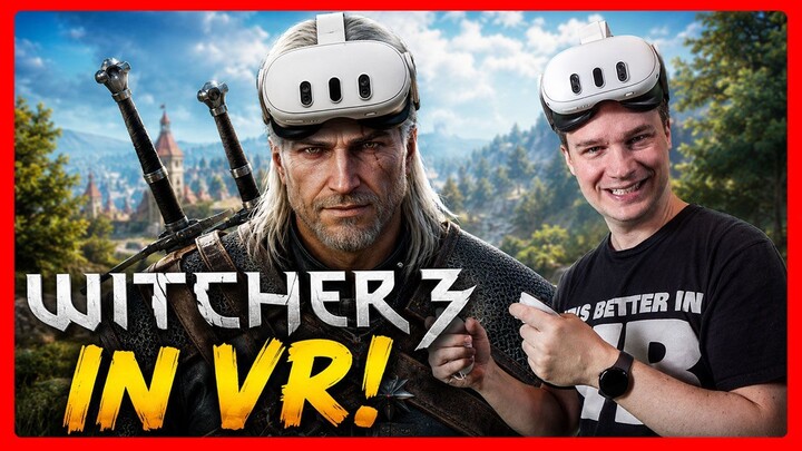 I can't believe The Witcher 3 in VR looks THIS insane!