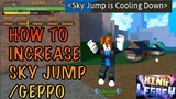 How to get more SKY JUMP/GEPPO in KING LEGACY