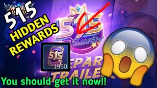 Hidden Rewards ng Mobile Legends | 515 Party (Additional Tickets & Gift rewards)