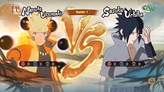 Naruto Uzumaki Sage of the Six Paths vs Sasuke Uchiha Rinne Sharingan Battle