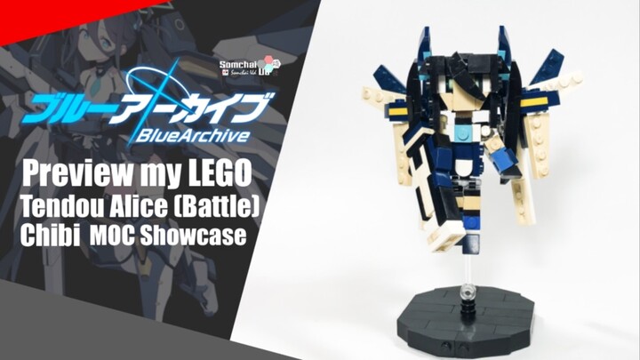 Preview my LEGO Blue Archive Tendou Alice (Battle) Chibi | Somchai Ud