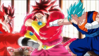 Super Saiyan 4 Limit Breakthrough Broly VS Super Saiyan 4 Limit Breakthrough Vegito + Super Saiyan B
