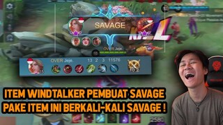 LANCELOT PAKE WINDTALKER AUTO SAVAGE ! ITEM WAJIB BUAT PARA USER LANCE - Mobile Legends