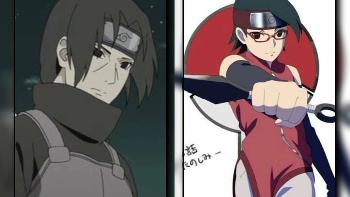 JJ Sarada x pamanya Itachi 🖤