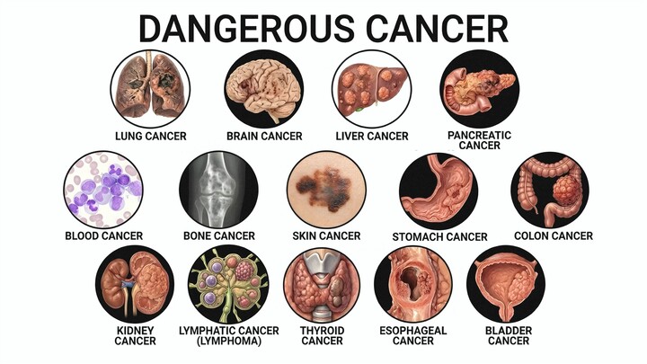 Every DANGEROUS Cancer Explained in 10 Minutes : NO BS