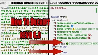 HOW TO DECRYPT SCRIPT REVO 6.0 (Tagalog Version)