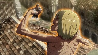 Armin Sacrificed Himself to Kill The Colossal Titan | Armin Reborn to be a Titan (English Dub)