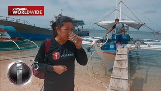 Kara David, sinubukang tikman ang tubig na iniinom ng ilang residente sa Isla Zapatos | I-Witness