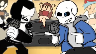 【สองภาษาอย่างเป็นทางการ】UGH - * vs SANS 【ภาพเคลื่อนไหว FNF และ UNDERTALE】