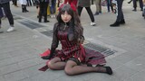 【Manzhan cosplay】 Chanzhan lụa đen váy siêu ngắn chân dài, cô có bị cám dỗ không