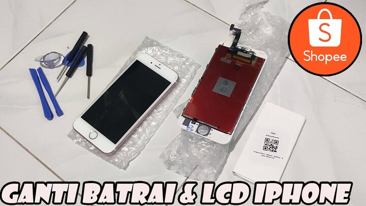 GANTI LCD DAN BATRAI IPHONE | IPHONE BATTERY & LCD REPLACEMENT