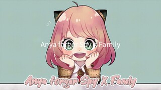 tutorial menggambar anime Anya forger Spy x family