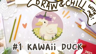 Draw & Chill With Me: Gambar Kawaii Bebek Lucu di Procreate Ipad Bareng Lofi