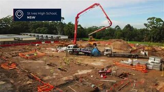 St Ives High School Construction Time Lapse November 2019 - September 2020