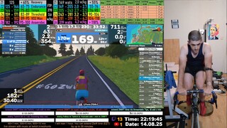 Zwift Cycling Workout 14.08.2025
