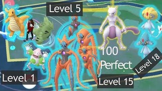 From level 5 catching legendary raid all form Deoxy and legendary in the wild lake trio!