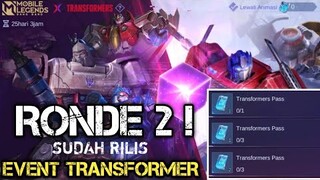 SUDAH RILIS, RONDE 2 ! EVENT TRANSFORMER !! DI JAMIN DAPET SKIN COLLECTOR 10X DRAW ! MOONTON RUGI