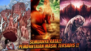 INILAH JUMLAH MANUSIA TEWAS AKIBAT RUMBLING! CARA SELAMAT DARI RUMBLING? JUMLAH WALL TITAN!