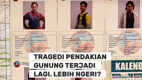 TRAGEDI PENDAKIAN GUNUNG LAGI? Lebih ngeri sih ini, PENCARIAN TERAKHIR