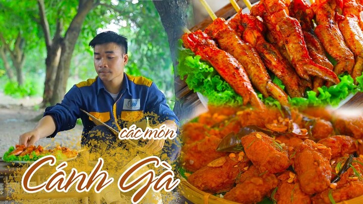 Anh Nông Dân Làm Hai Món Cánh Gà Giòn Rụm Ngon Mê Ly