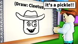 Roblox noobs try to figure out what I'm drawing